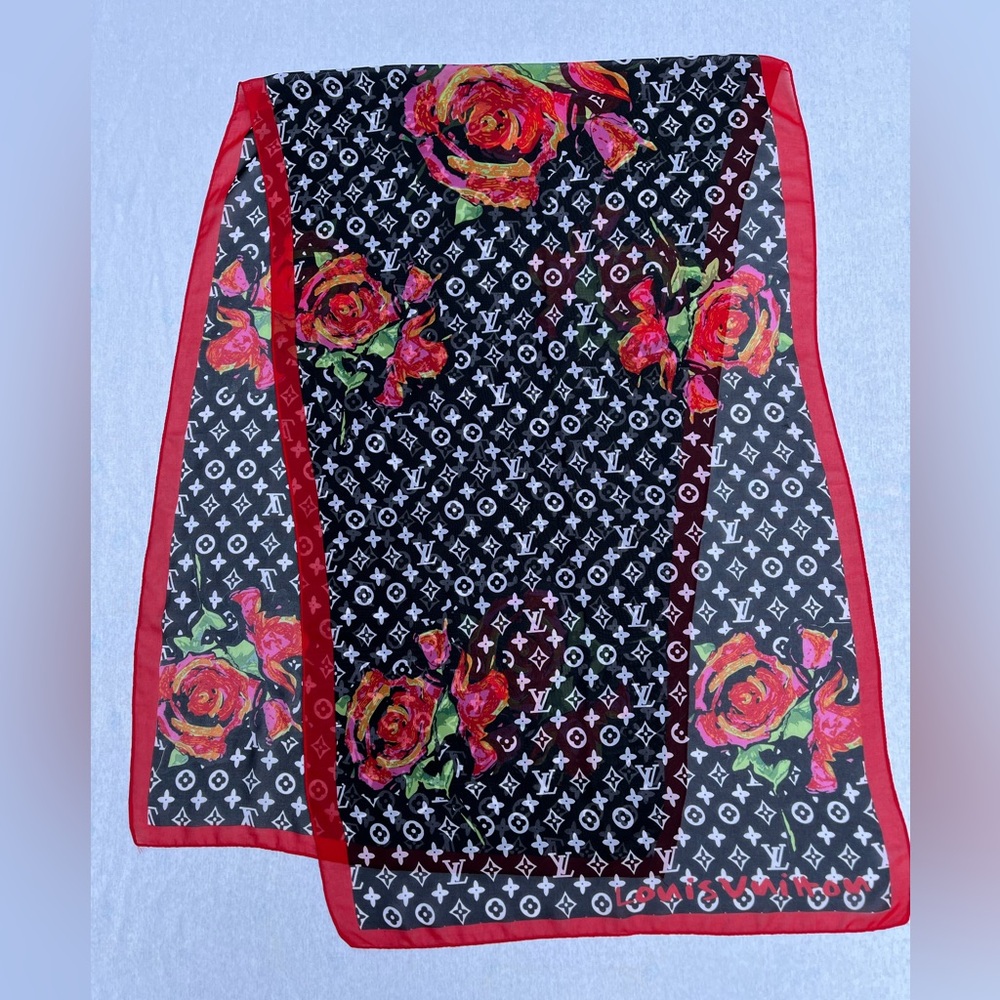Louis Vuitton silk scarf